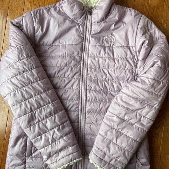 North Face Girls XL Reversible Puffer/Fleece Jacket (XL/18) - Picture 5 of 5